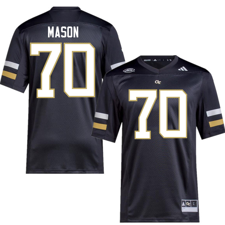 Shaq Mason Georgia Tech Jerseys,Georgia Tech Yellow Jackets College Football Uniforms-Black